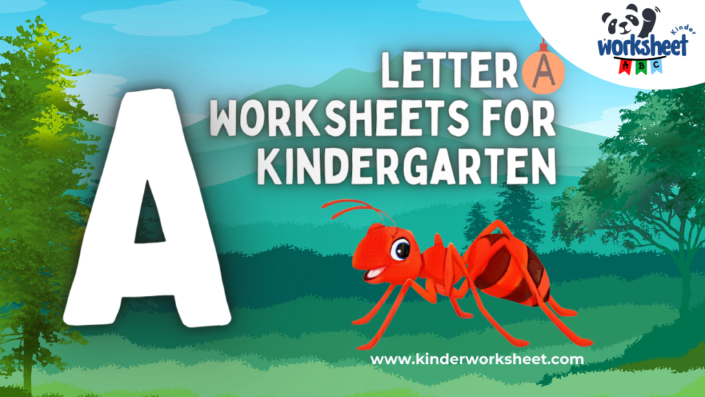 Letter A Worksheets for Kindergarten