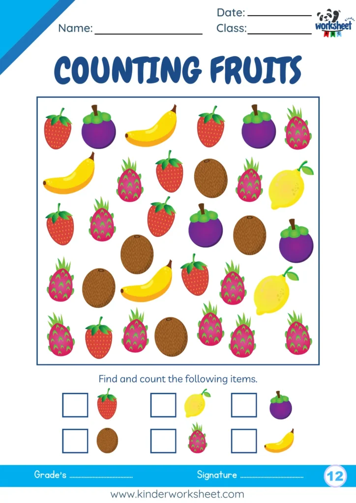 COUNTING FRUITS