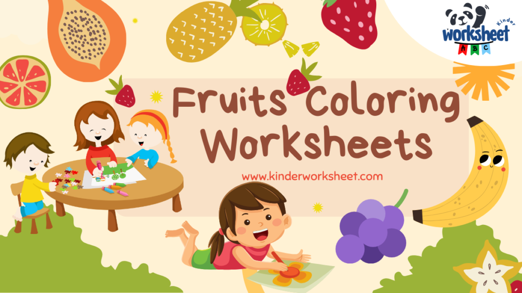 Fruits Coloring Worksheets