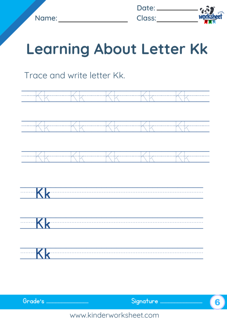 Learning About Letter Kk.