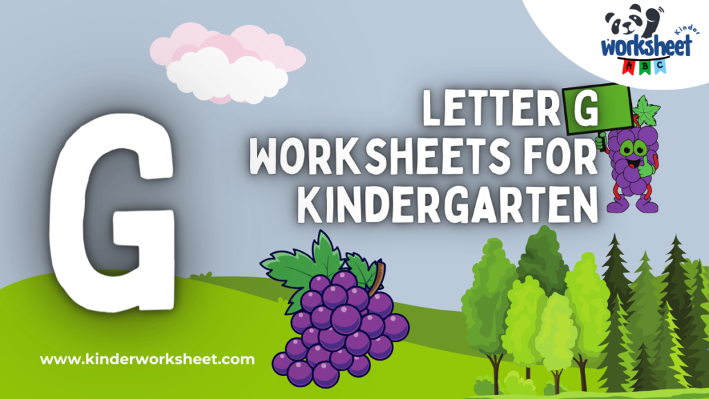 Letter G Worksheets for Kindergarten