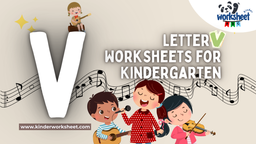Letter V Worksheets for Kindergarten