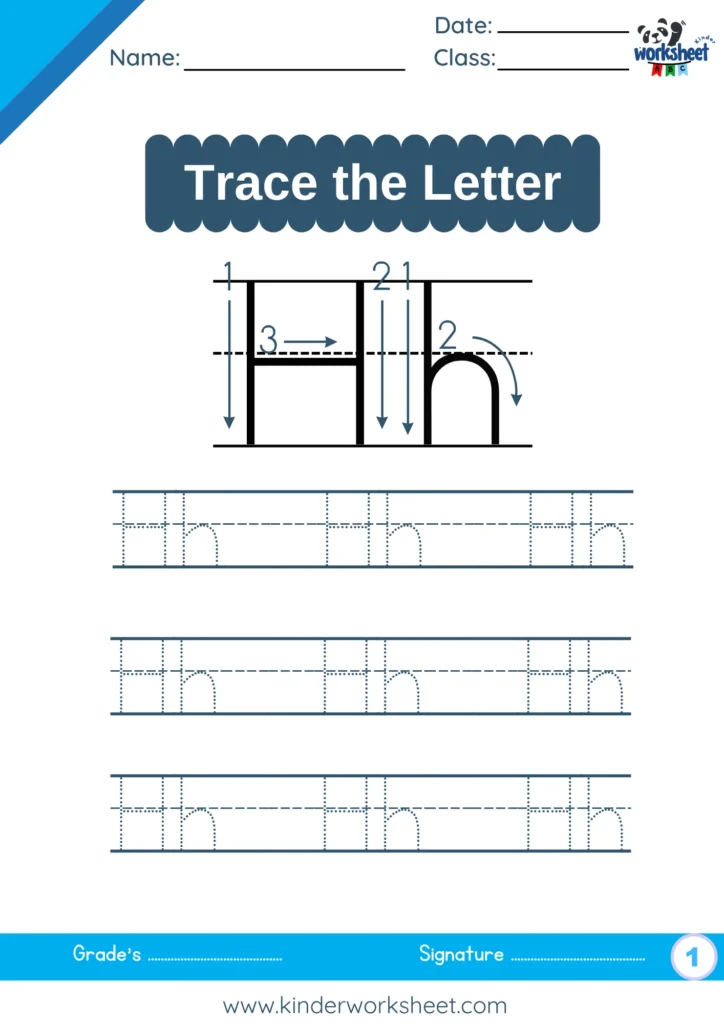 Trace the Letter.