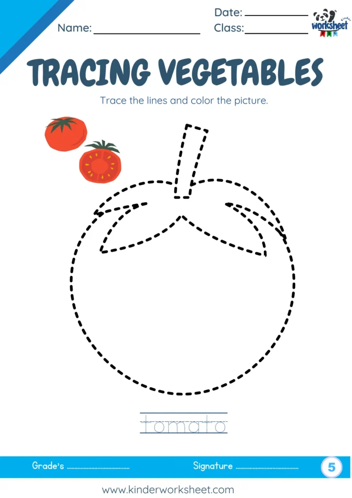 Tracing Vegetables