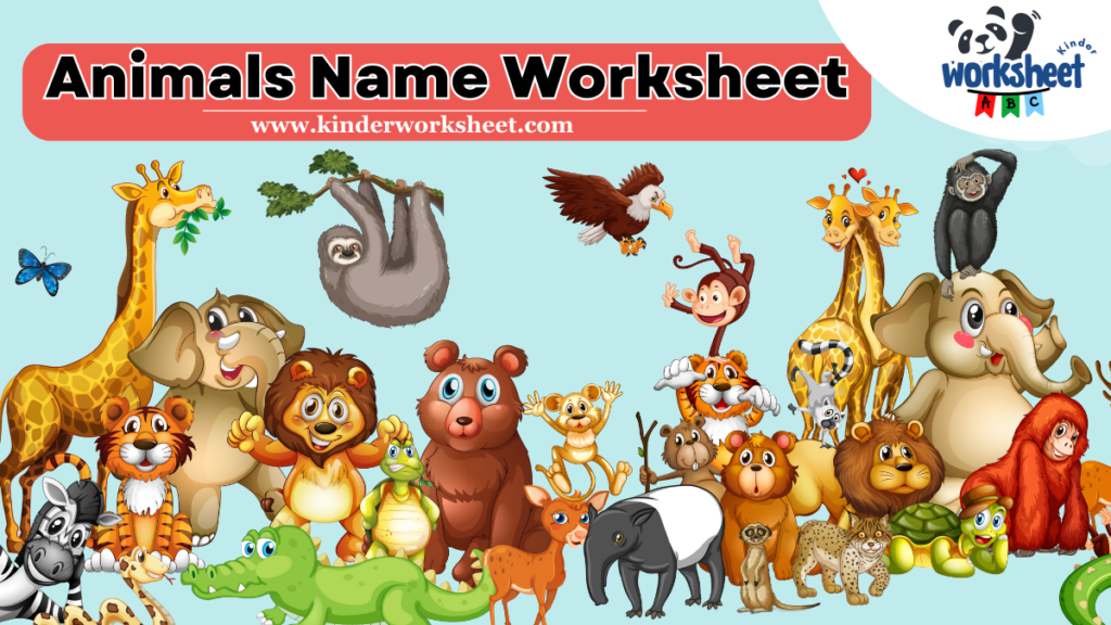 Animals Name Worksheet
