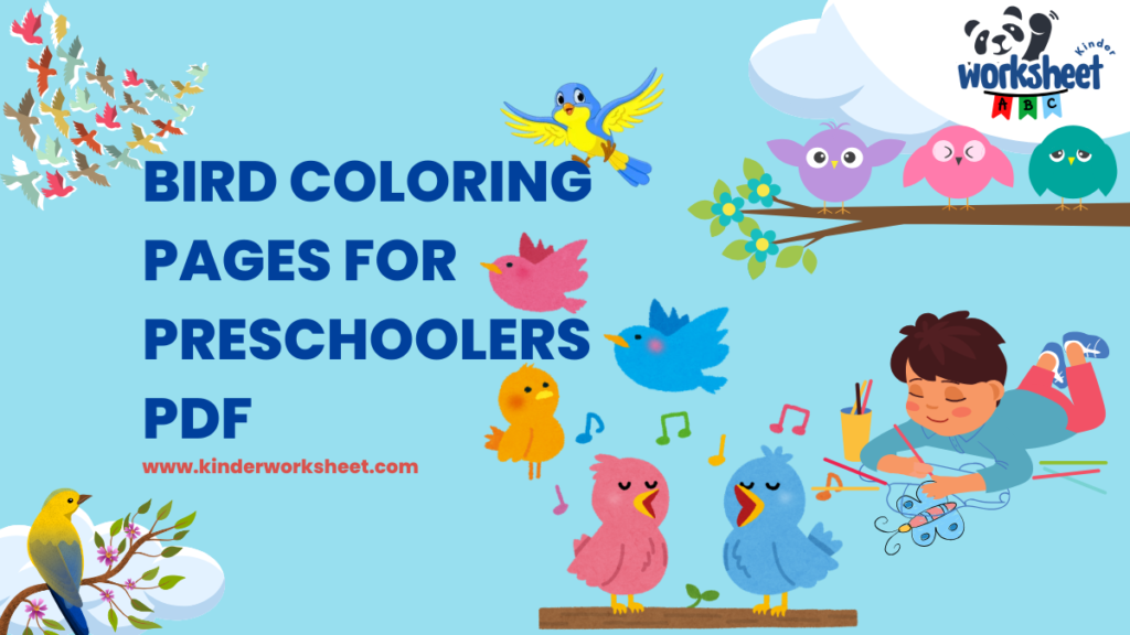 Bird Coloring Pages For Preschoolers PDF