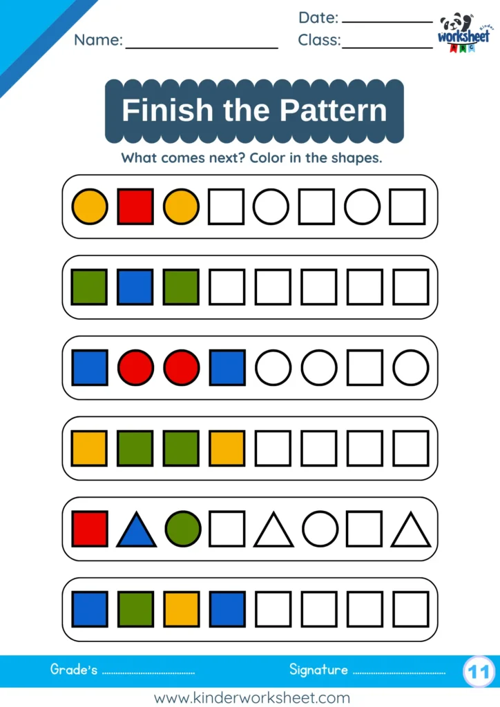 Finish the Pattern